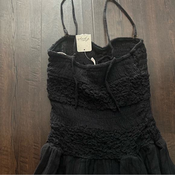 ⛔️SOLD⛔️New! Free People drop waist Black Dress - Picture 6 of 7